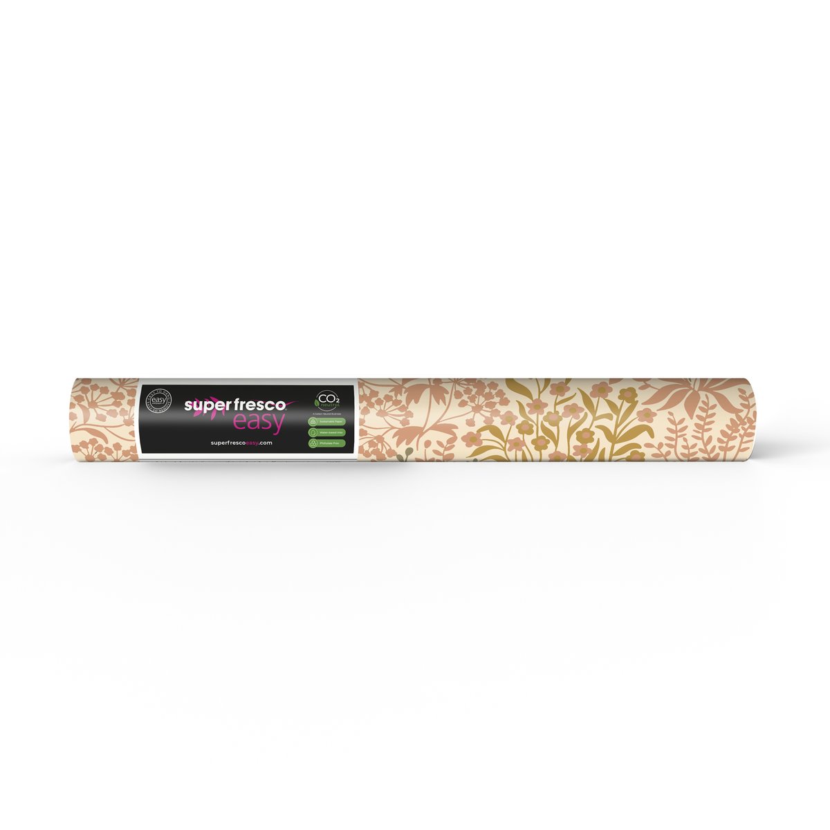 Papier peint Camaïeu de plantes Melis soft rose, ocre, beige, SUPERFRESCO EASY