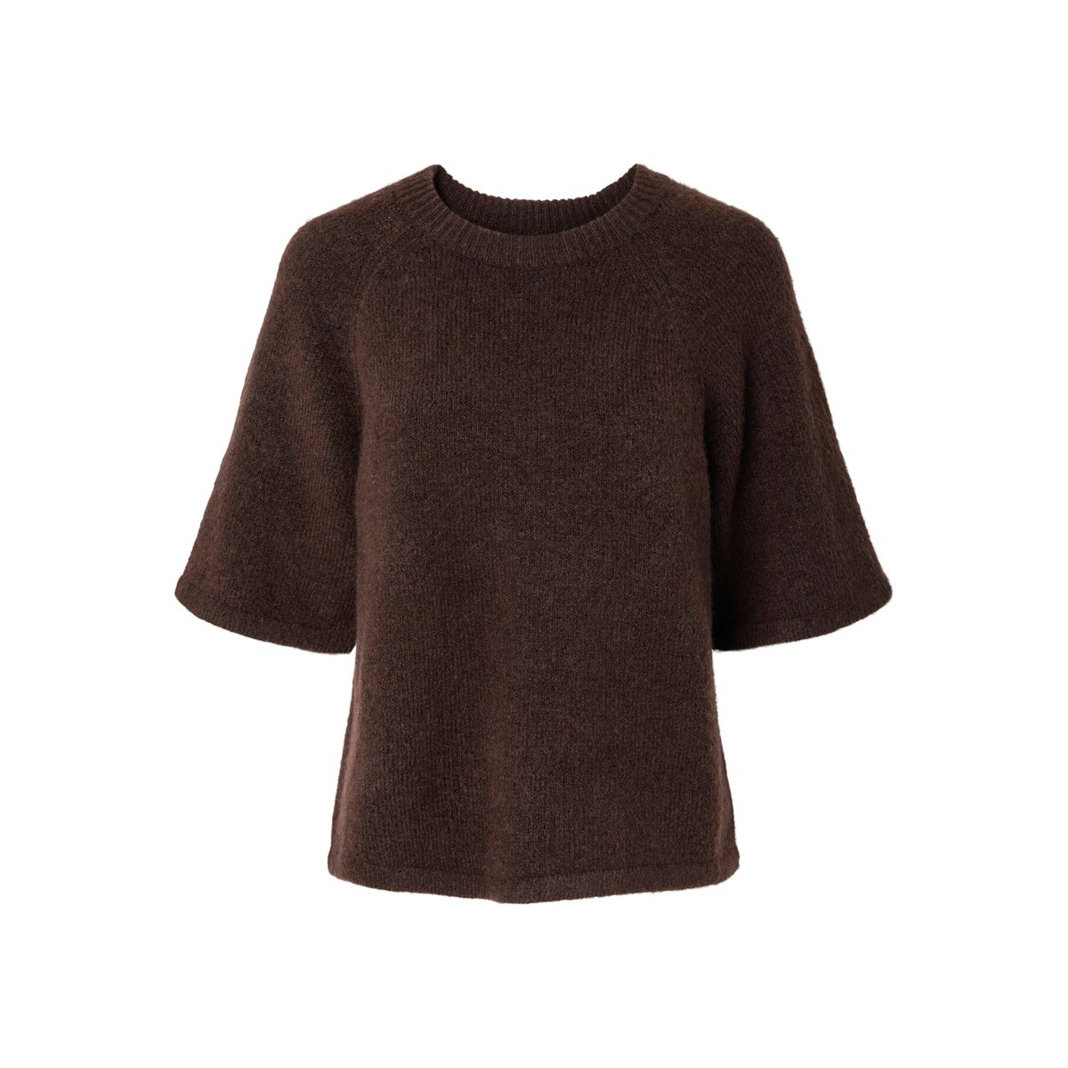 Top En Maille chocolate brown, YAS
