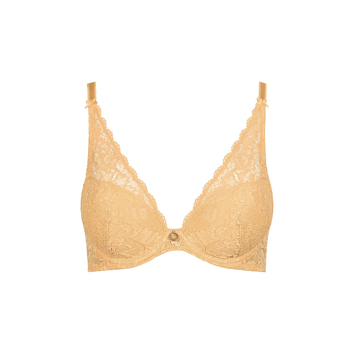 Soutien-gorge Plunge foulard Sunshine Rosessence jaune, AUBADE