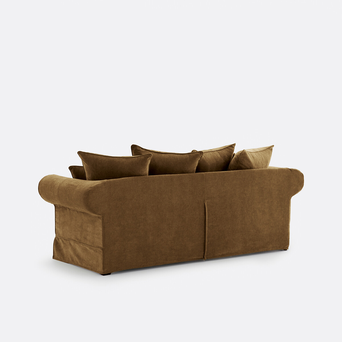 Canapé 2, 3, ou 4 places, déhoussable, en polyester chiné, ADELIA bronze, LA REDOUTE INTERIEURS