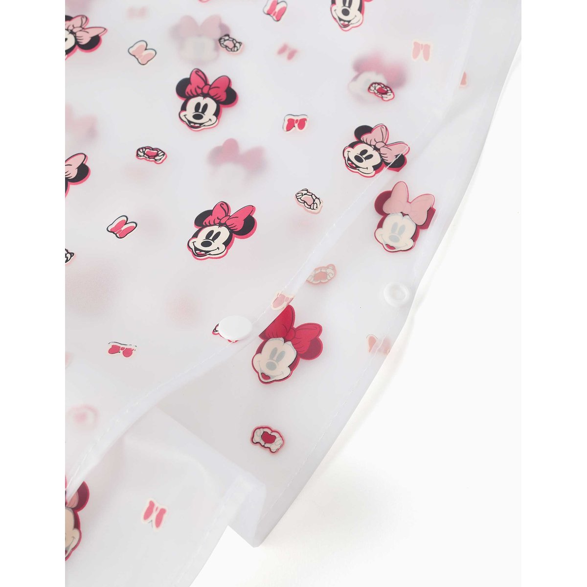 Poncho de pluie avec capuche et imprimé Minnie rouge, ZIPPY
