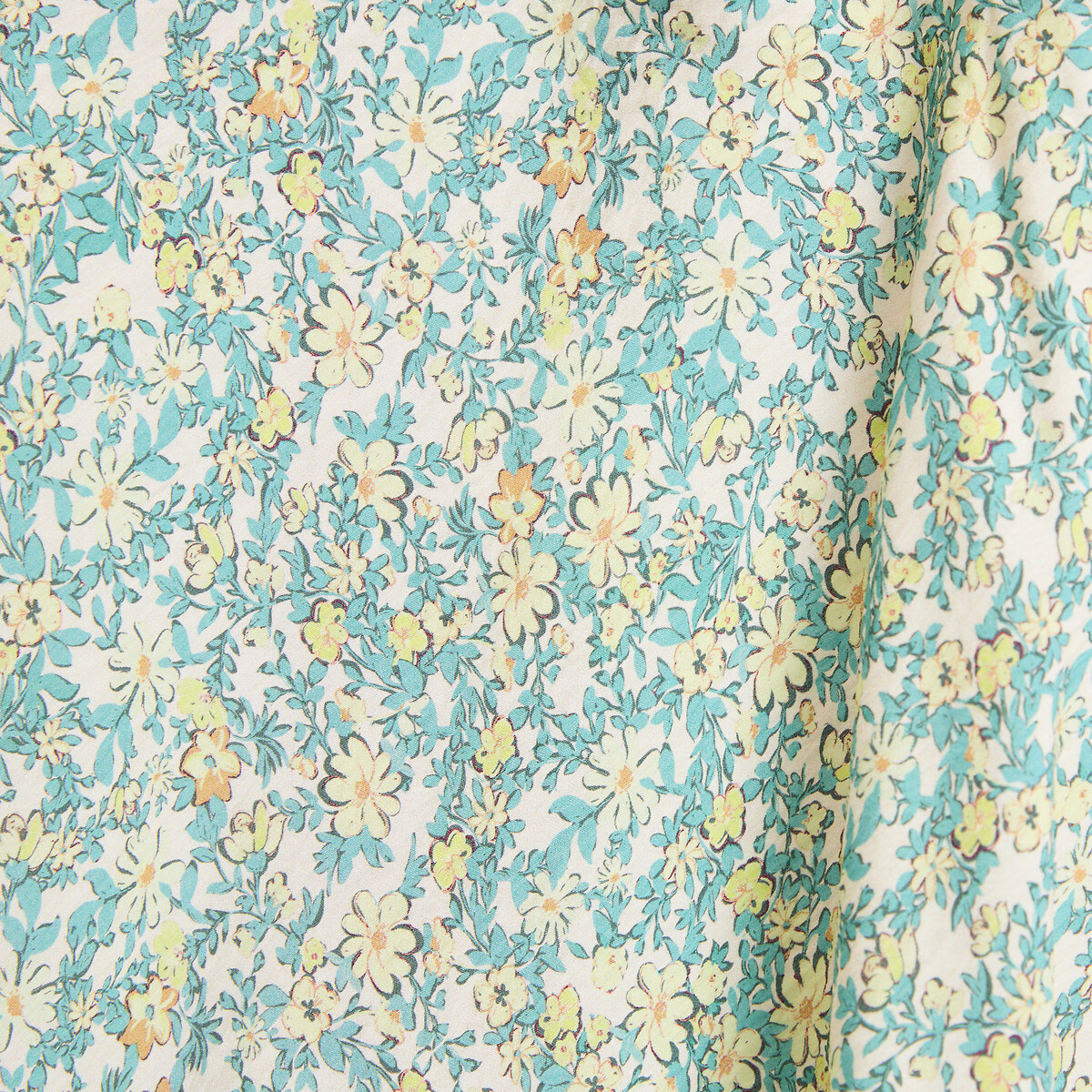 Robe longue sans manches imprimé floral imprimé fleurs multicolore, LA REDOUTE COLLECTIONS