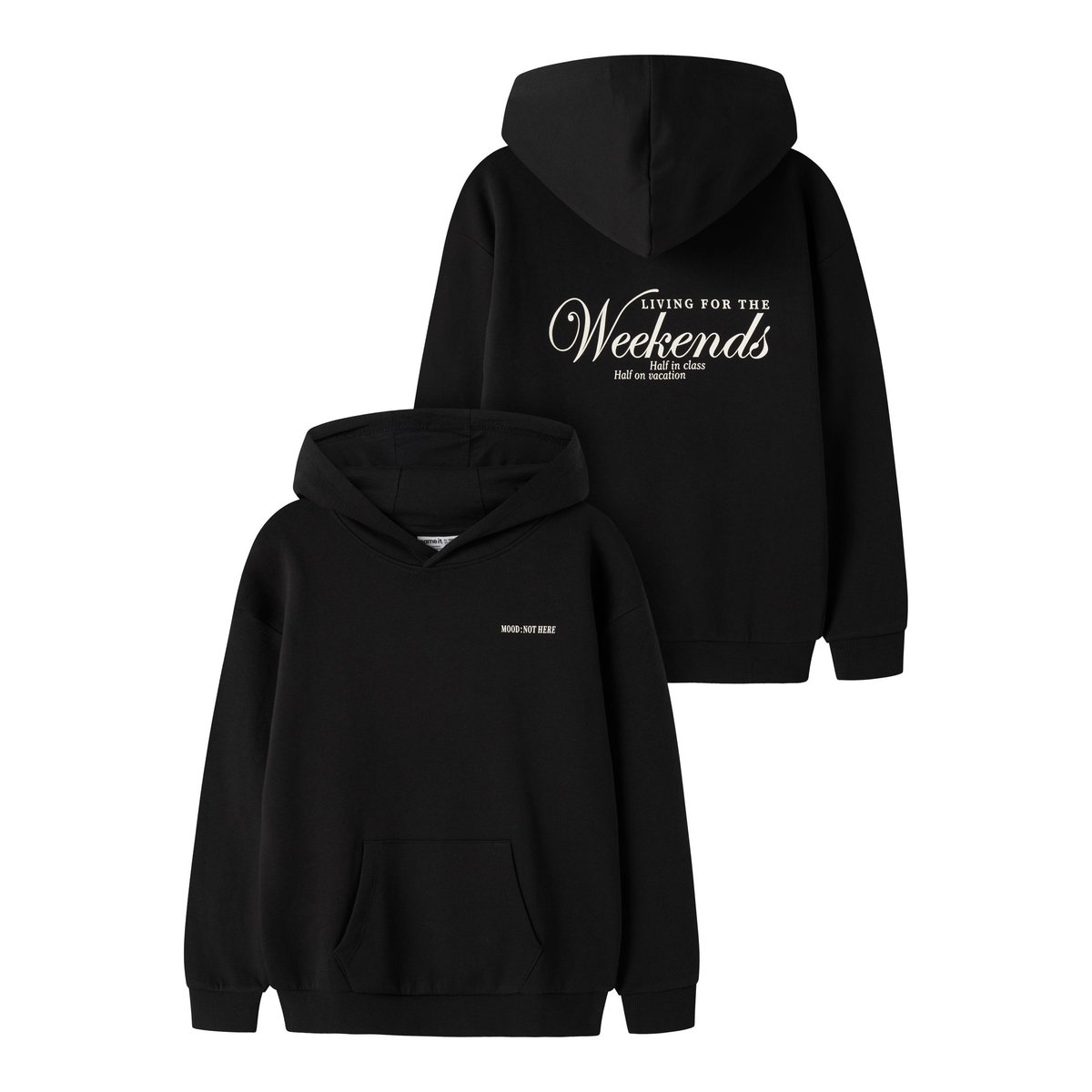 Sweat À Capuche noir - black1, NAME IT