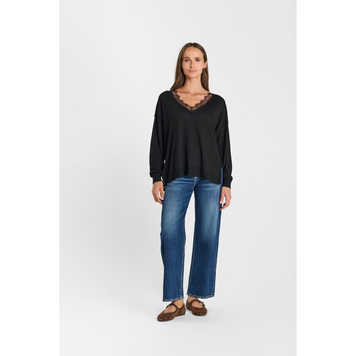 Pull BARNY black, LE TEMPS DES CERISES