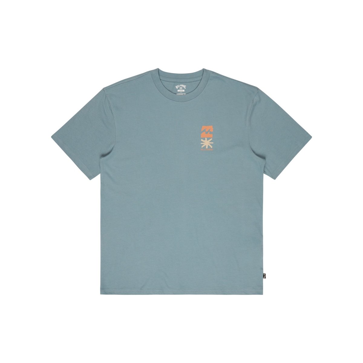 T shirt manches courtes SEGMENT bleu washed blue, BILLABONG