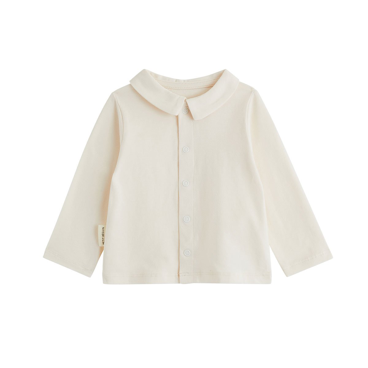 Ensemble salopette bébé en velours côtelé et t-shirt Flocon gris, PETIT BEGUIN