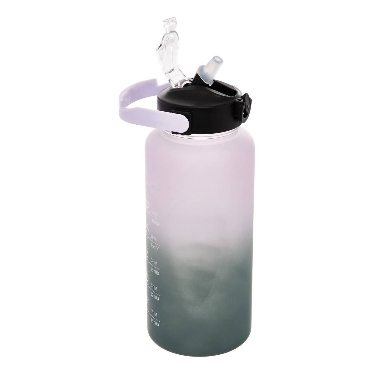 Gourde avec paille 2L bleu, 5FIVE SIMPLY SMART