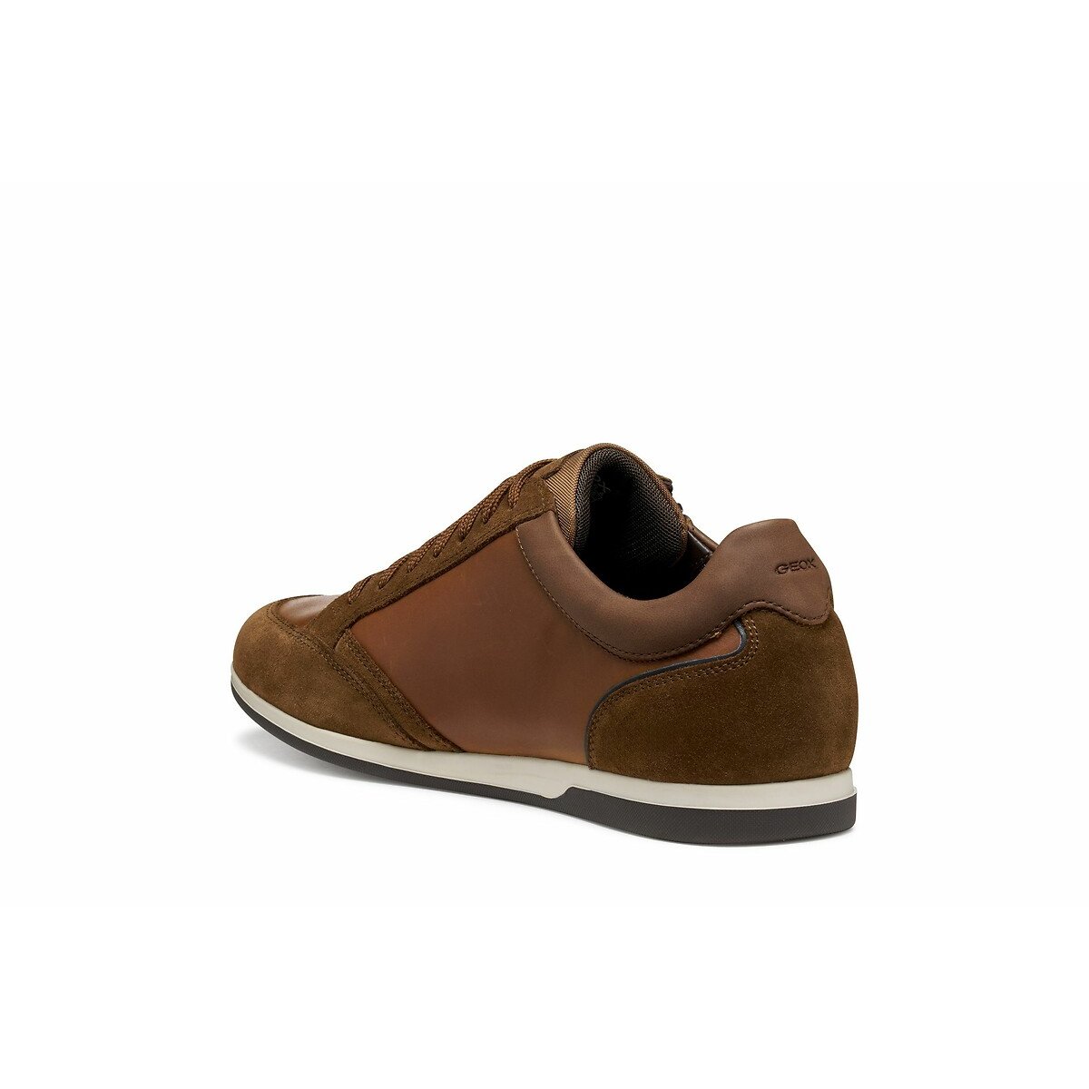 Baskets respirantes zippées Renan marron, GEOX