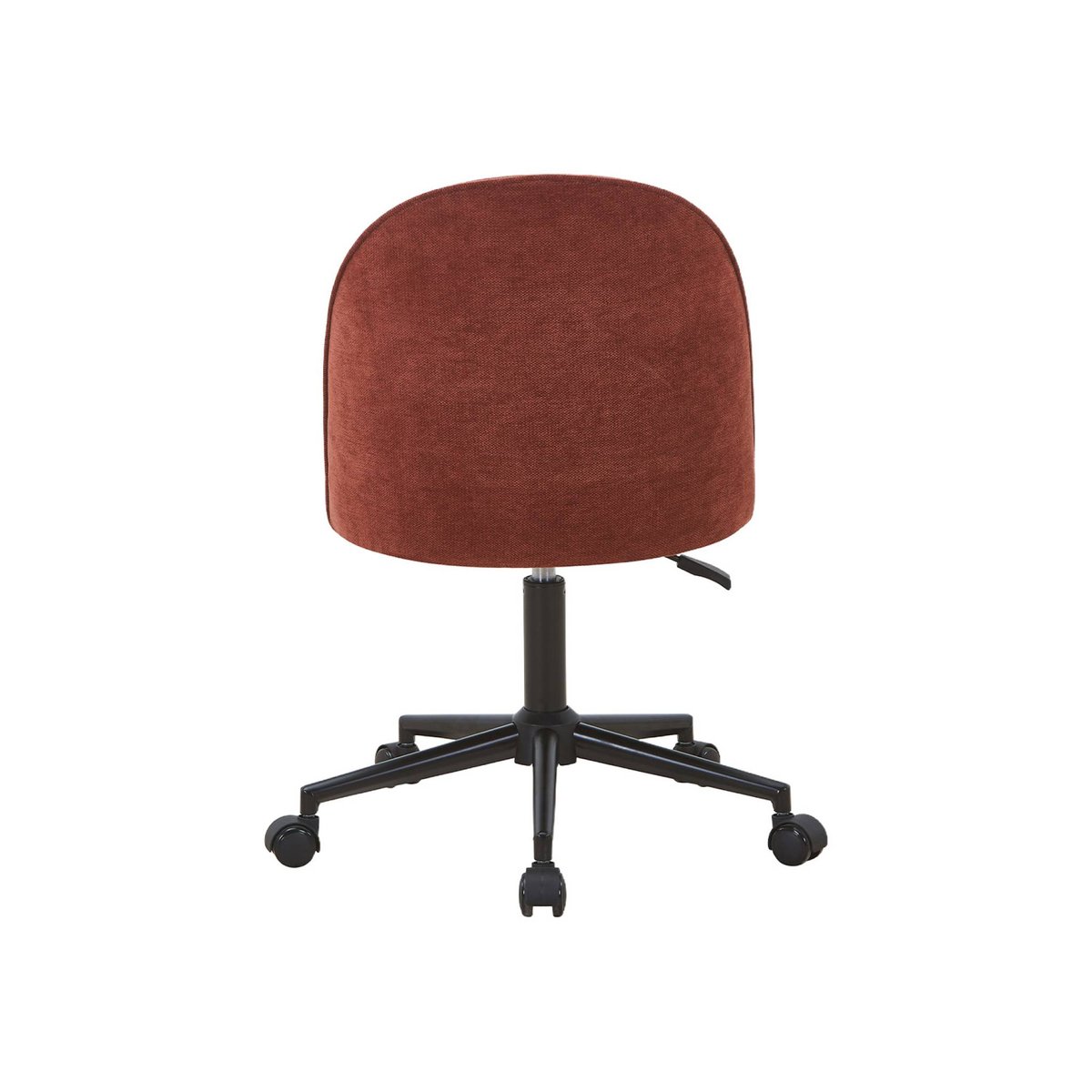 Chaise de bureau à roulettes tissu PHYL rouge, SWEEEK