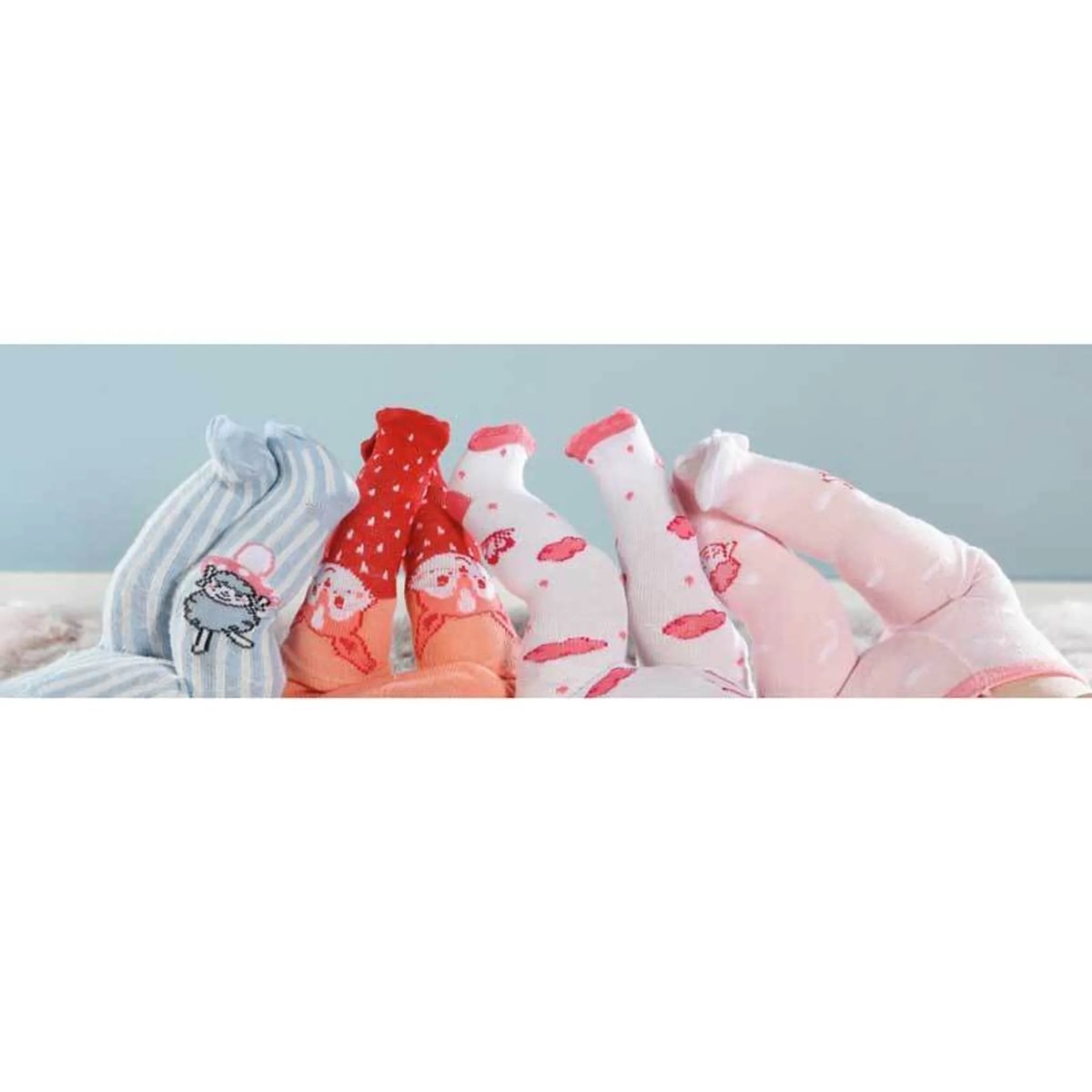 Baby Annabell collants 43cm, 1 x pack de 2 multicolore, ZAPF CREATION