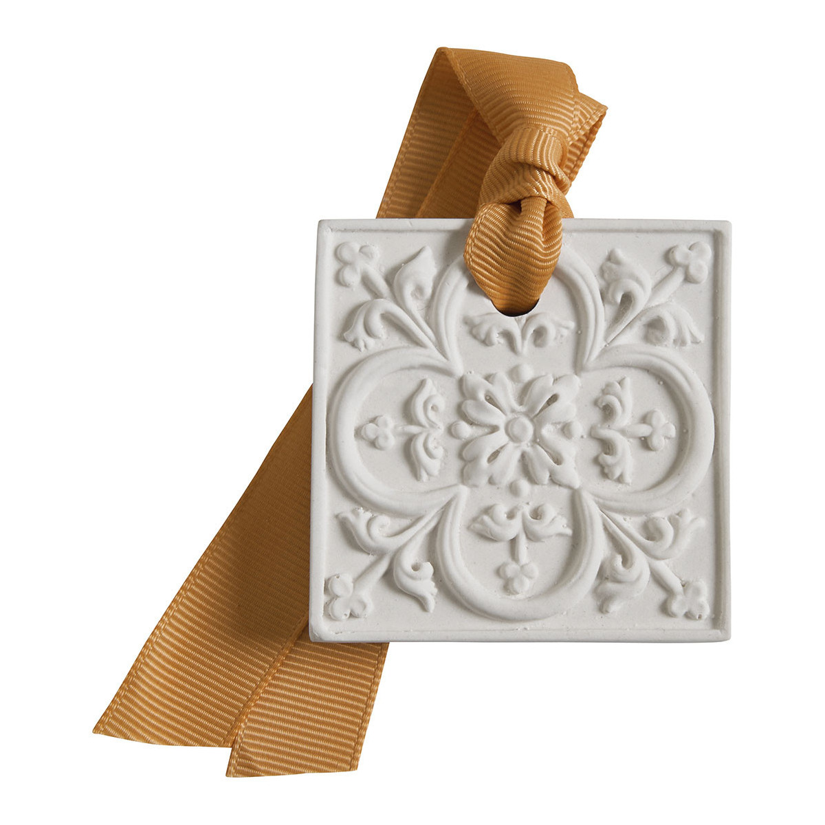 Pochon 3 décors parfumés Fleur de Mandarine blanc, MATHILDE M