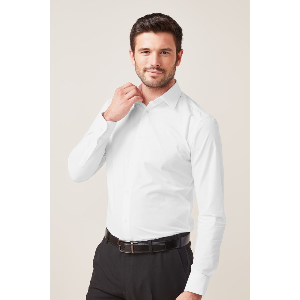 Chemise oxford habillée, lot de 3 blanc/bleu clair/rose clair, NEXT