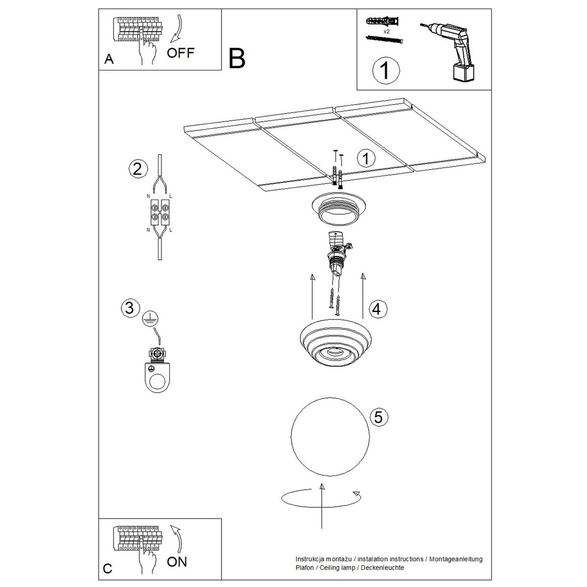 Applique murale Céramique Blanc G9 1 Zori blanc, EDEN