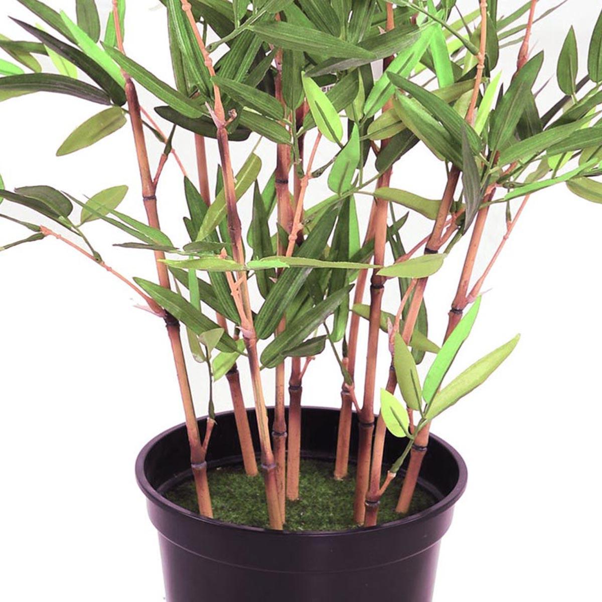 Bambou Artificiel finition mousse verte H 60 vert, ARTIFICIELLES