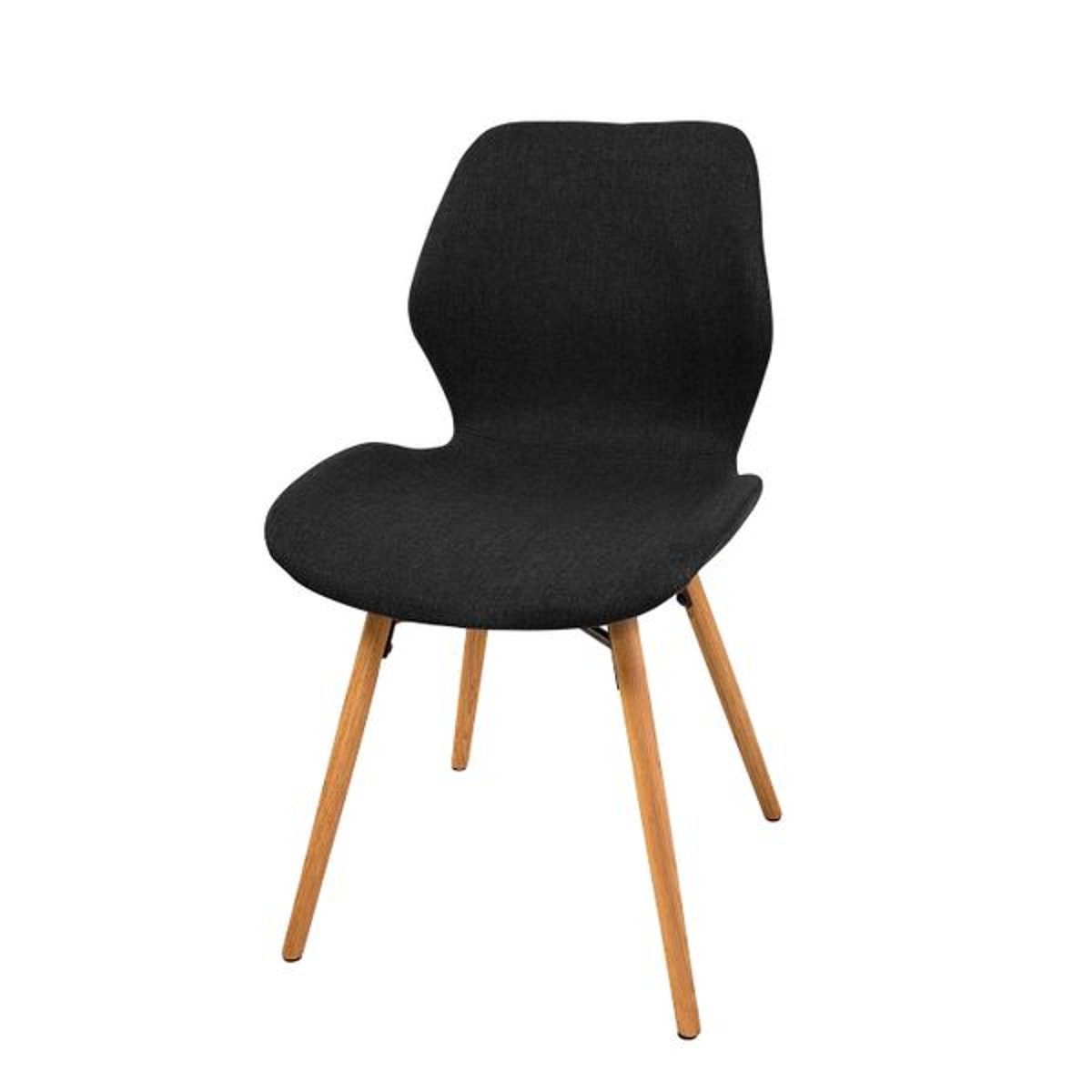 Chaise noire noir carbone, ZAGO