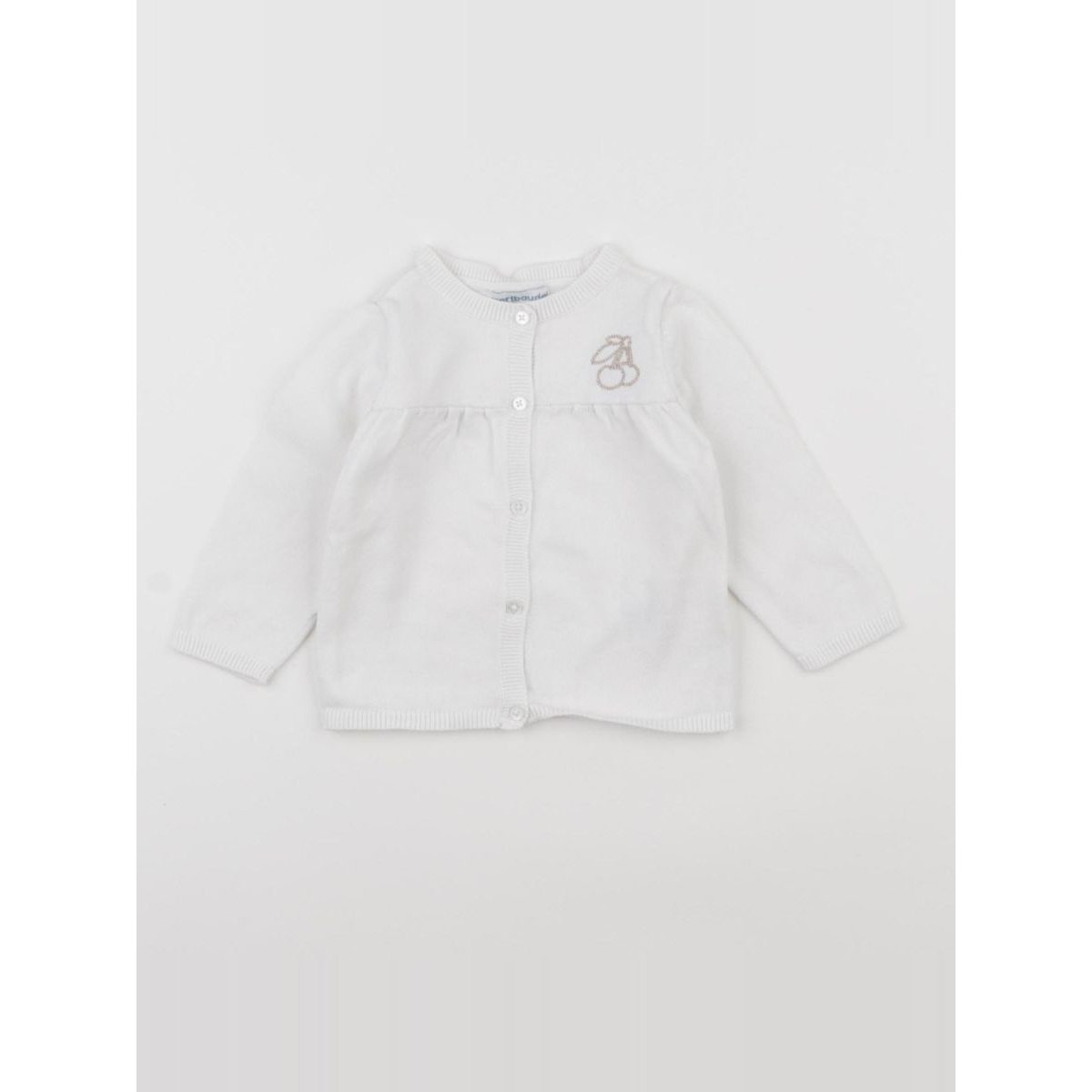 Gilet - Très bon état blanc, VERTBAUDET