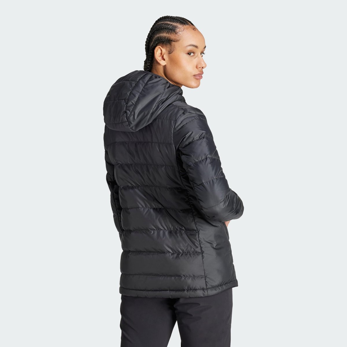 Doudoune à capuche légère Terrex Multi black, adidas Performance