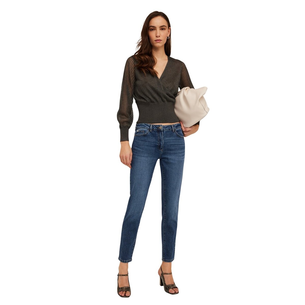Jean slim fit Kendall bleu, MOTIVI