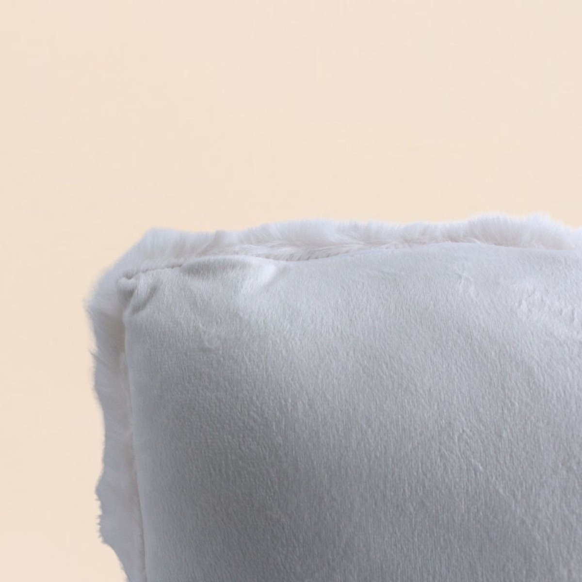Coussin duvet 3D 45x45cm blanc, ORNAMI