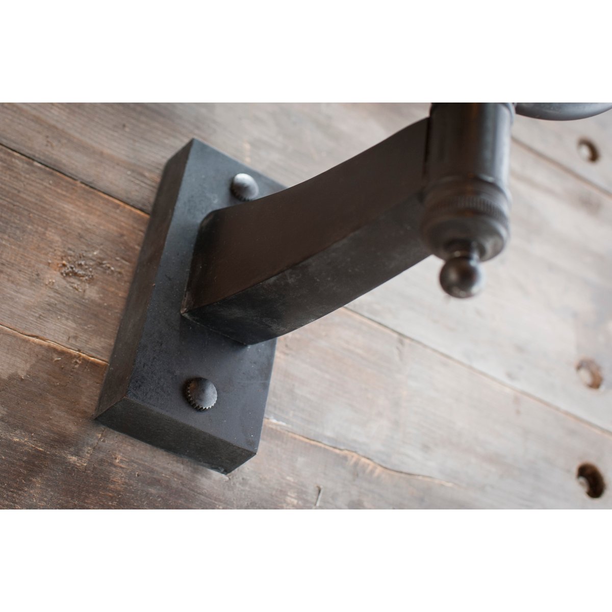 Lampadaire mural extérieur en laiton LIZURET gris anthracite, PRODUIT INTERIEUR BRUT