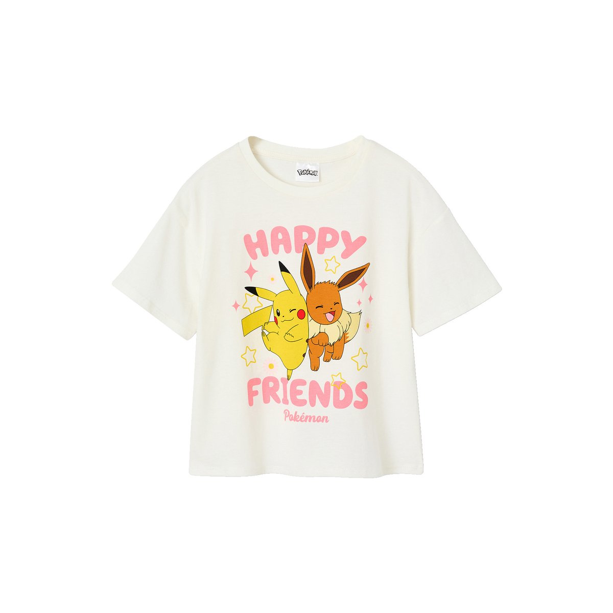 T-shirt Pokémon ™ manches courtes écru, VERTBAUDET