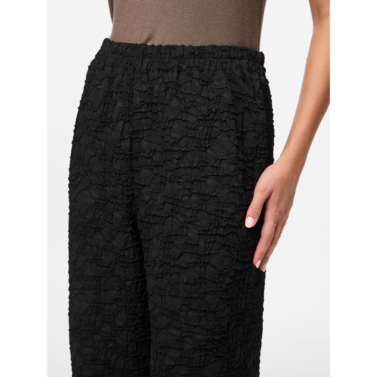 Pantalon À Jambe Ample noir - black, PIECES