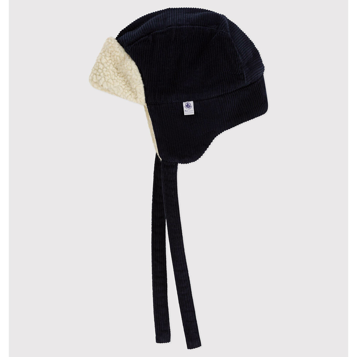 Chapka doublée polaire bleu marine, PETIT BATEAU