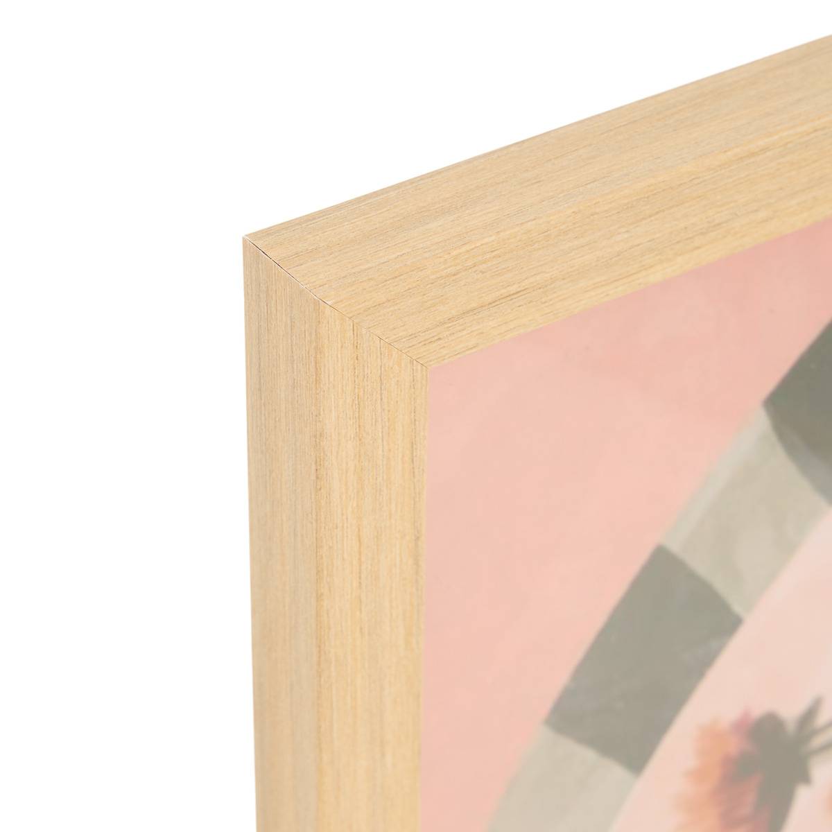 Affiche encadrée rectangulaire MANNY multicolore, ATMOSPHERA
