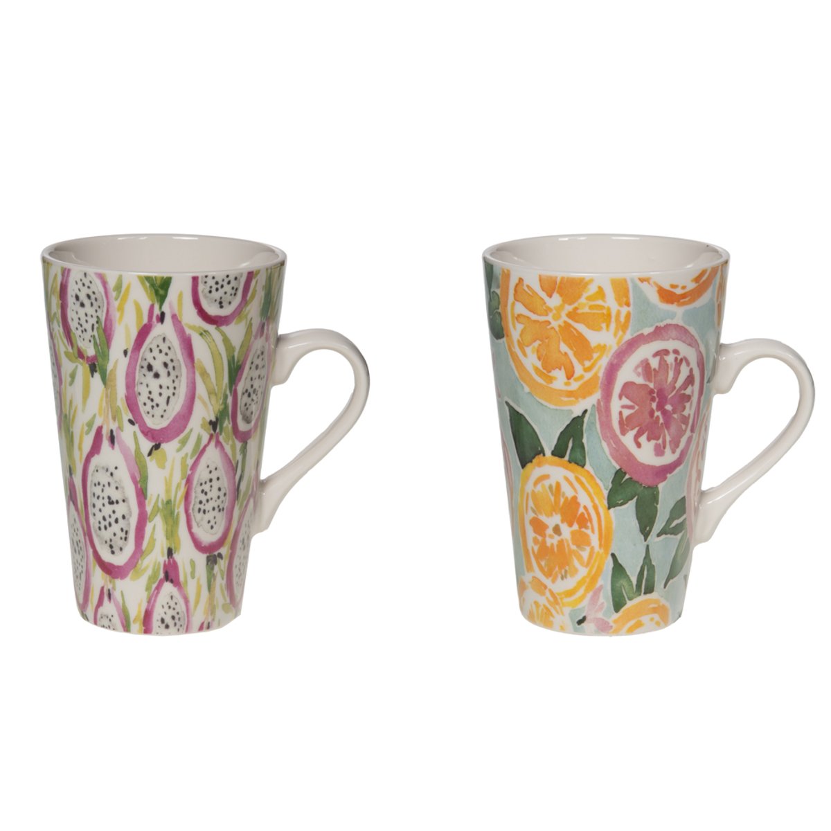 Coffret de 2 mugs Salvador 46 cl - SALVADOR multicolore, TABLE PASSION