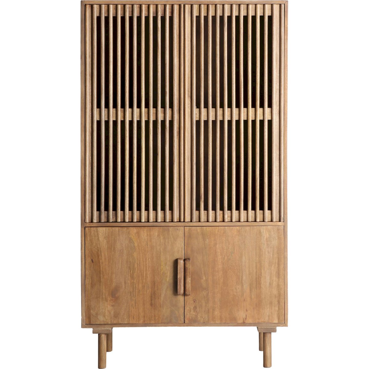 Armoire bois de manguier collection S.TREVOUX brun naturel, RECOLLECTION