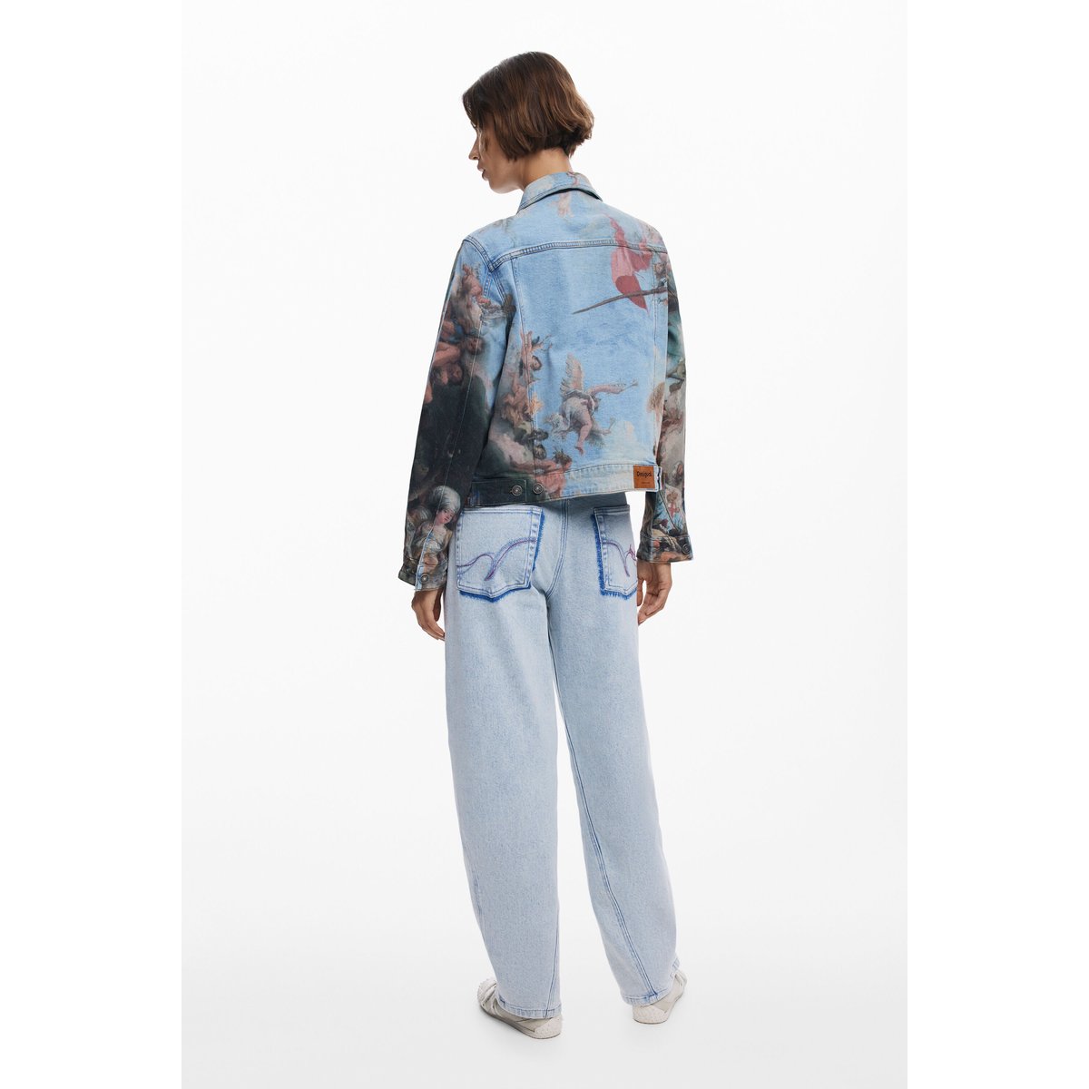 Veste en jean fraîche bleu clair, DESIGUAL