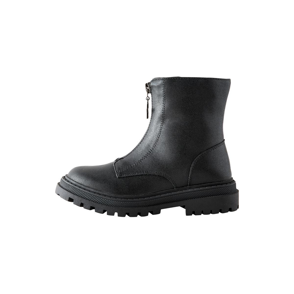 Bottines zippées sur le devant noir, NEXT
