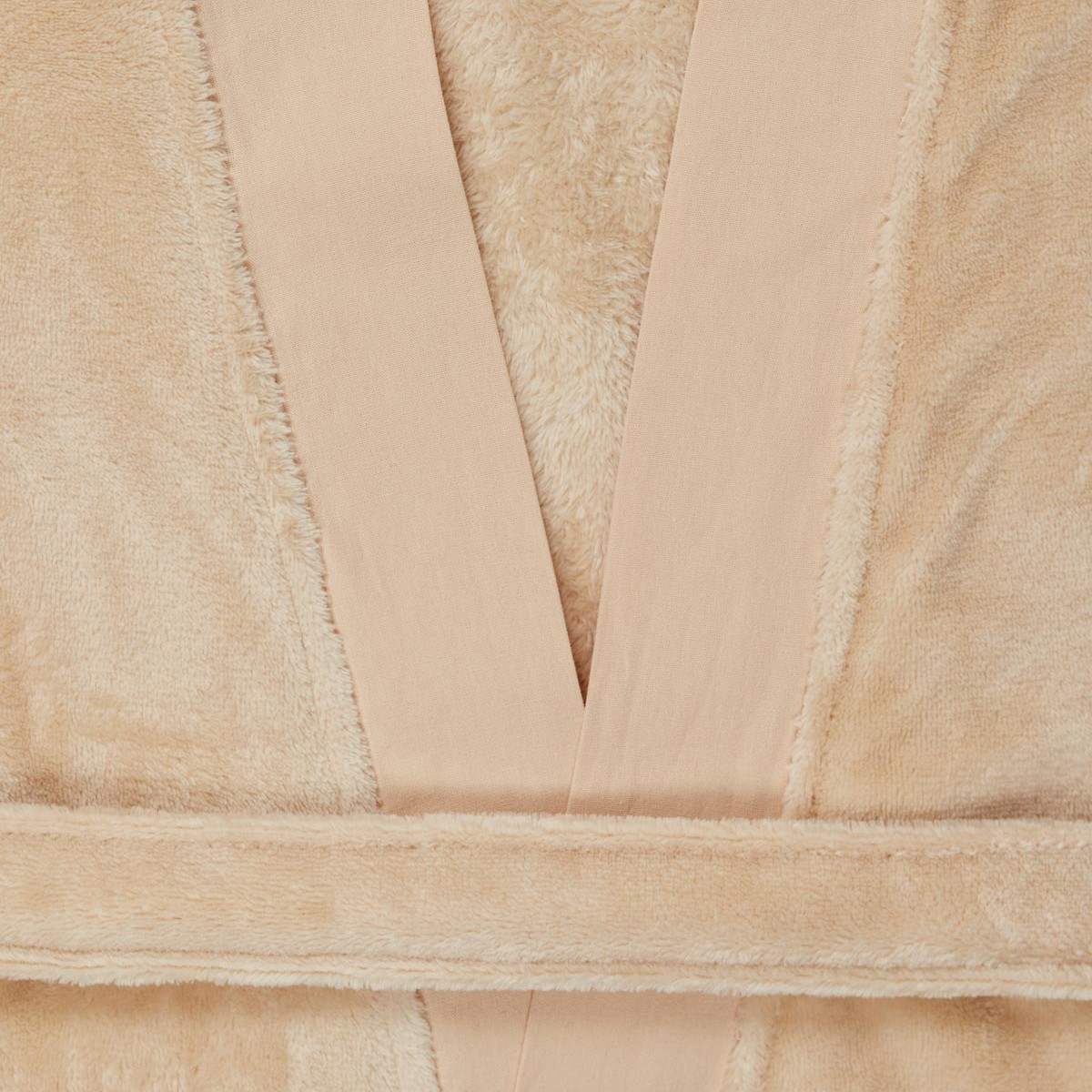 Robe de chambre velours léger mixte LAHTI ficelle, SENSEI MAISON