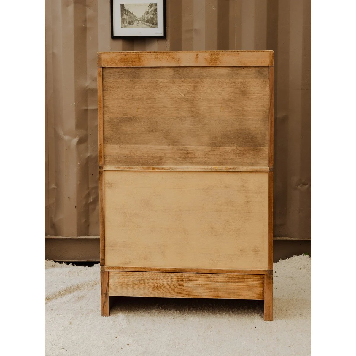Vitrine en bois Victoria N°201 - Bon état bois clair, DEBONGOUT