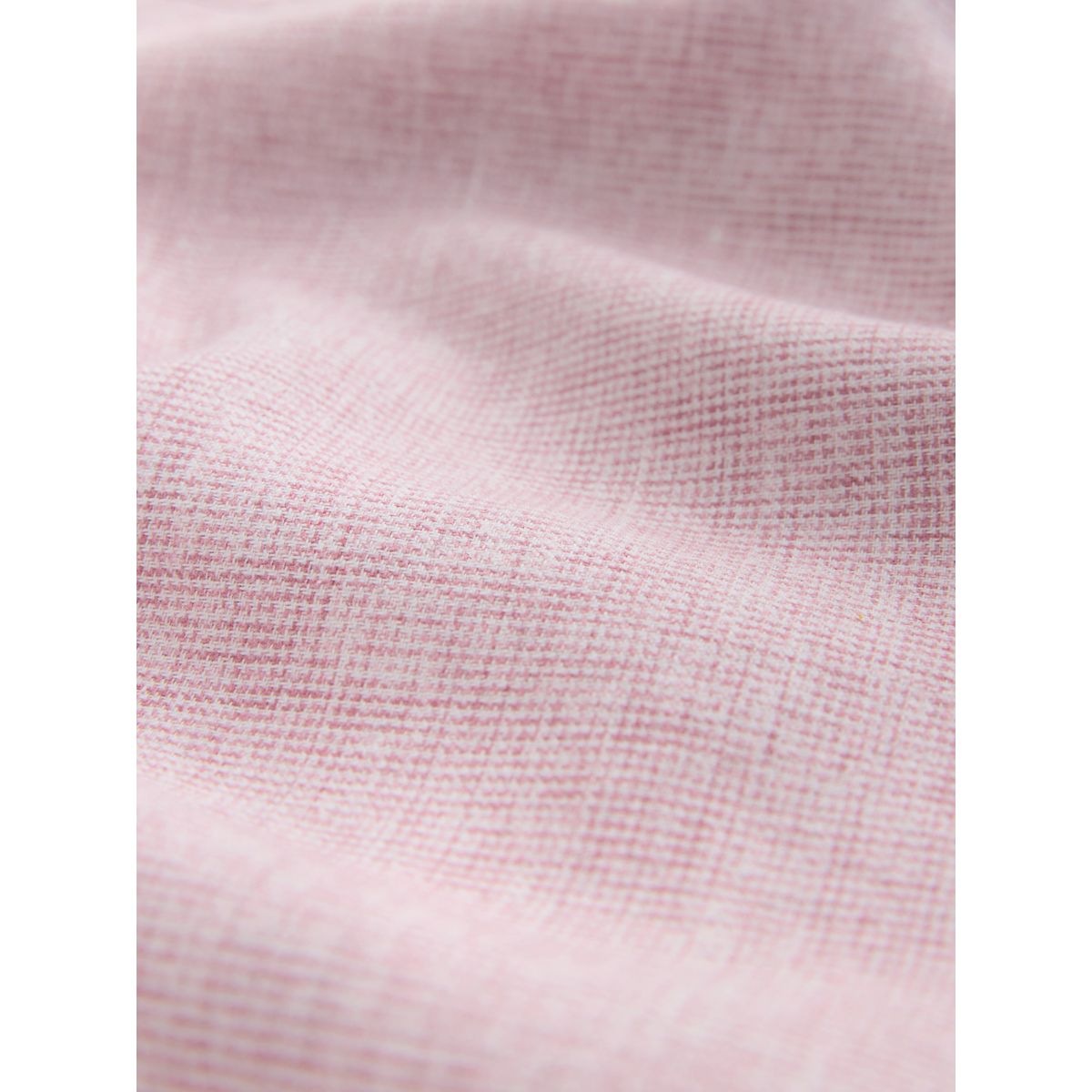 Chemise à manches longues en lin et coton rose, NEXT