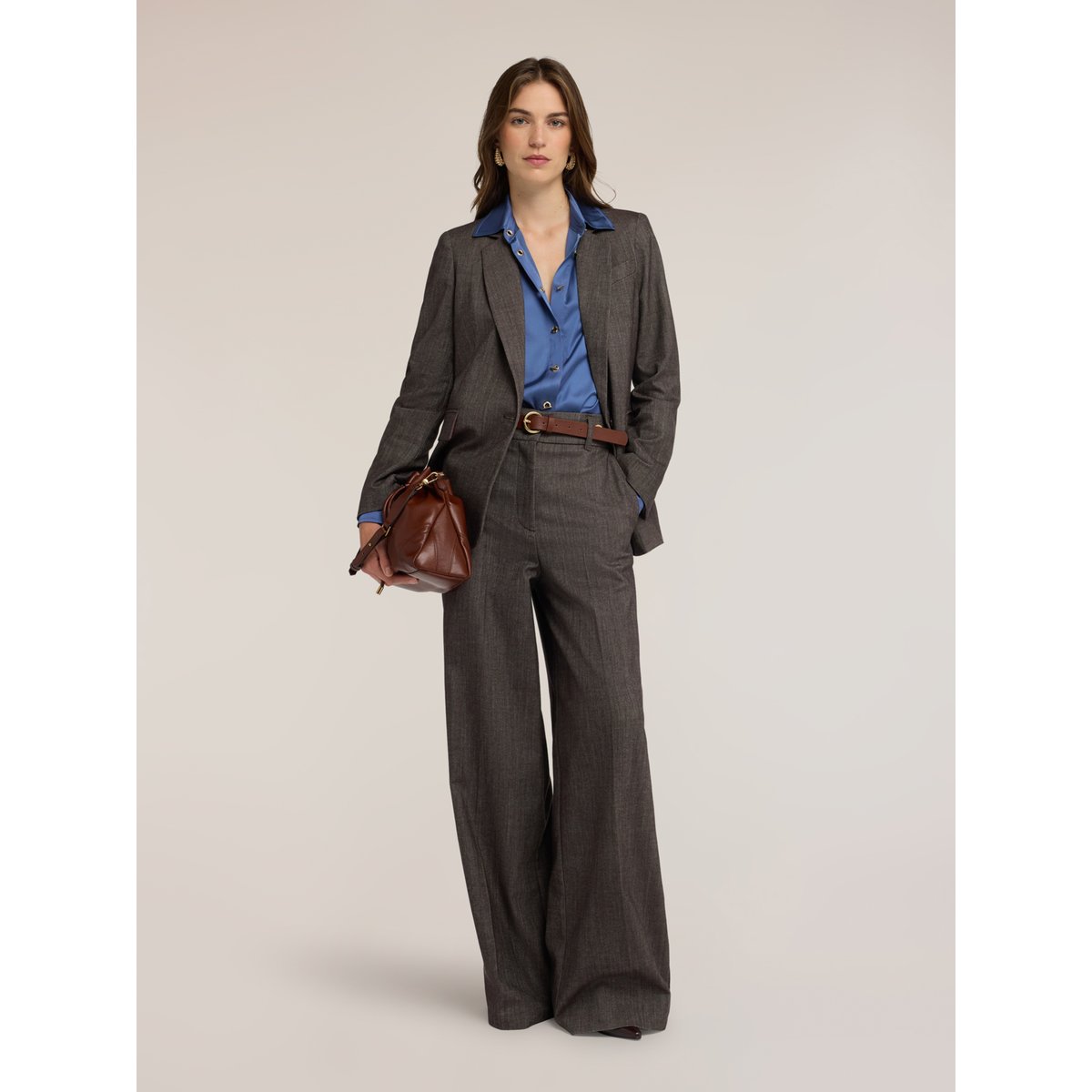 Blazer teint fil gris, MOTIVI