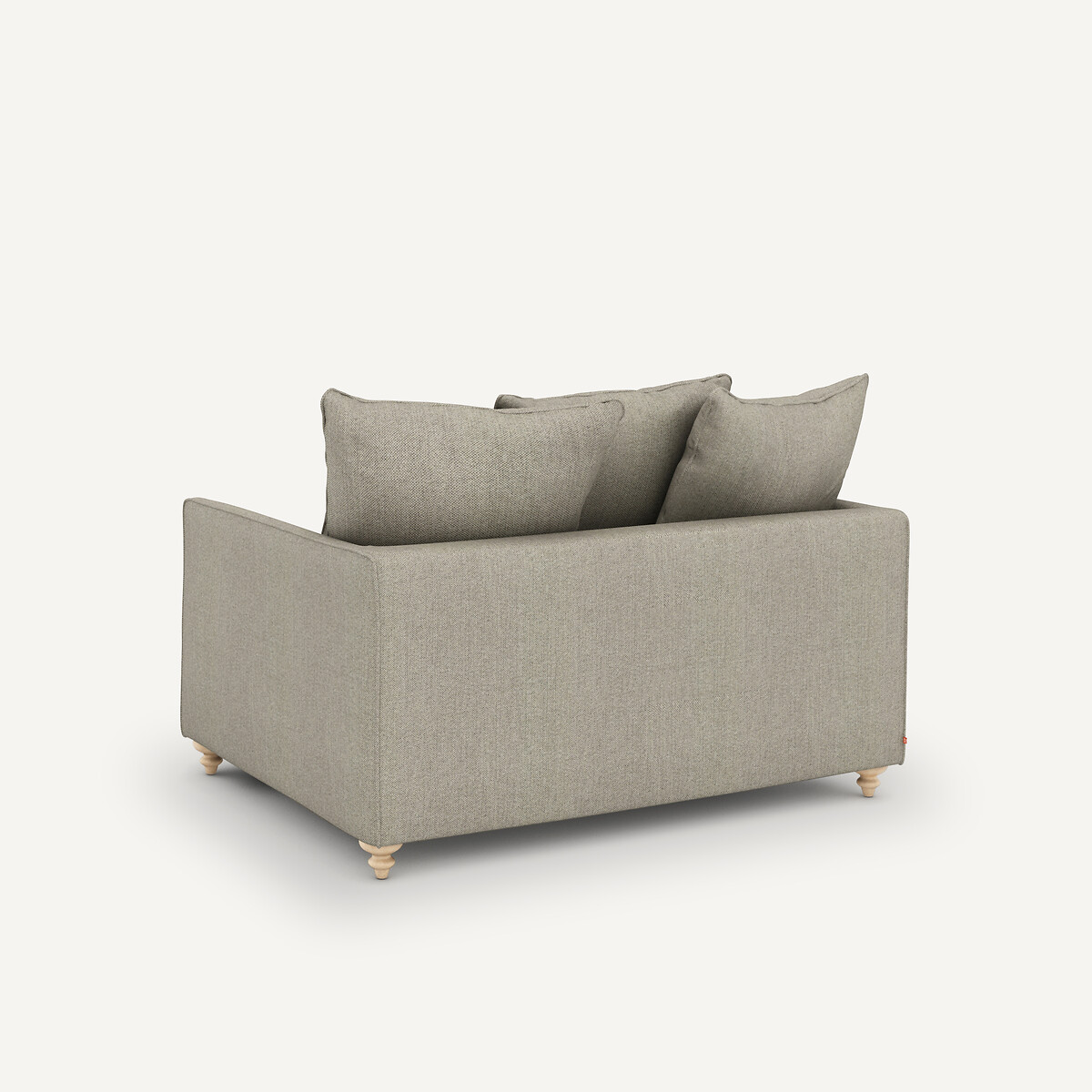 Canapé 2P convertible tweedé, Lazare naturel/gris clair, AM.PM