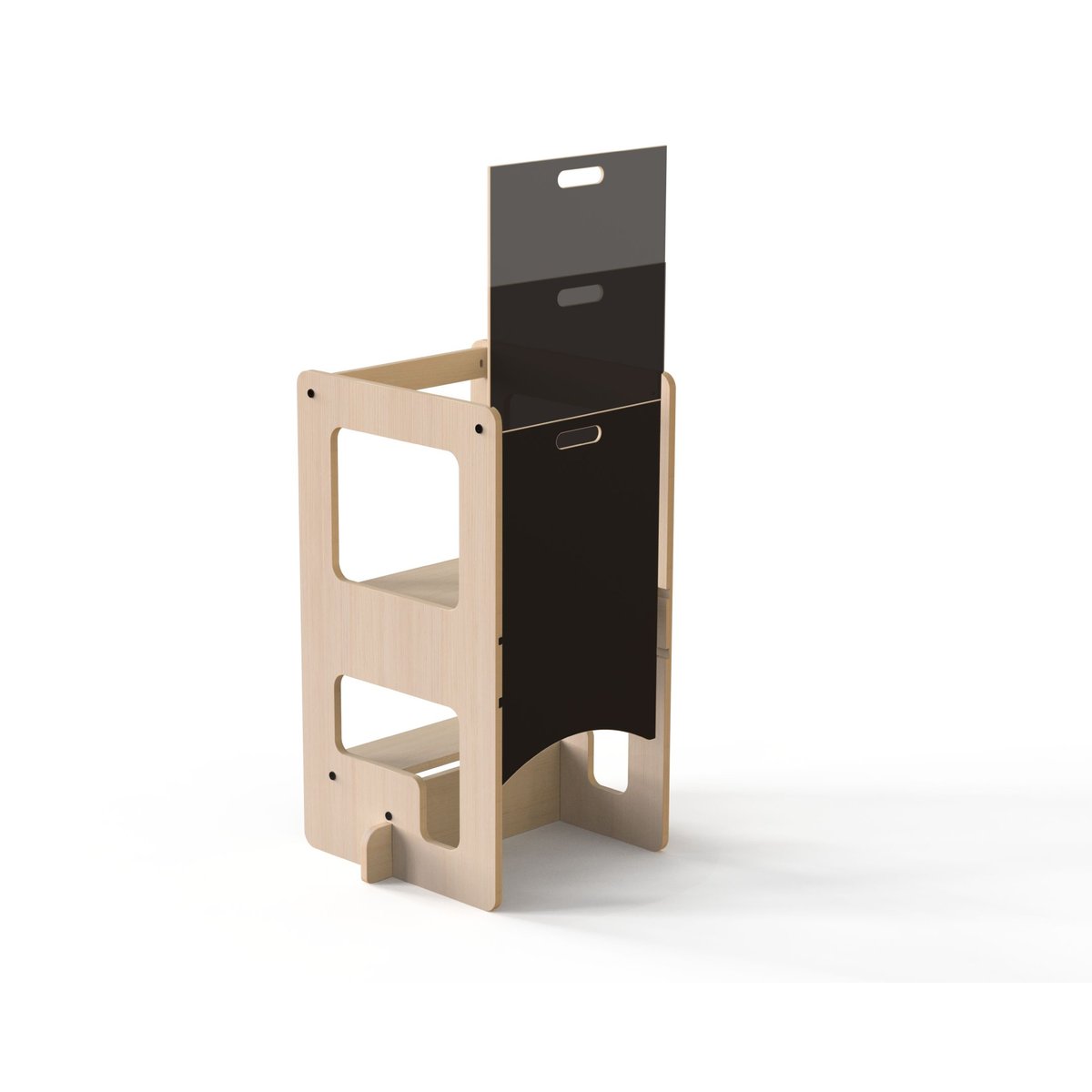 Tour d'observation et table de jeux en 1 en bois Kule Flip beige, MAMATOYS