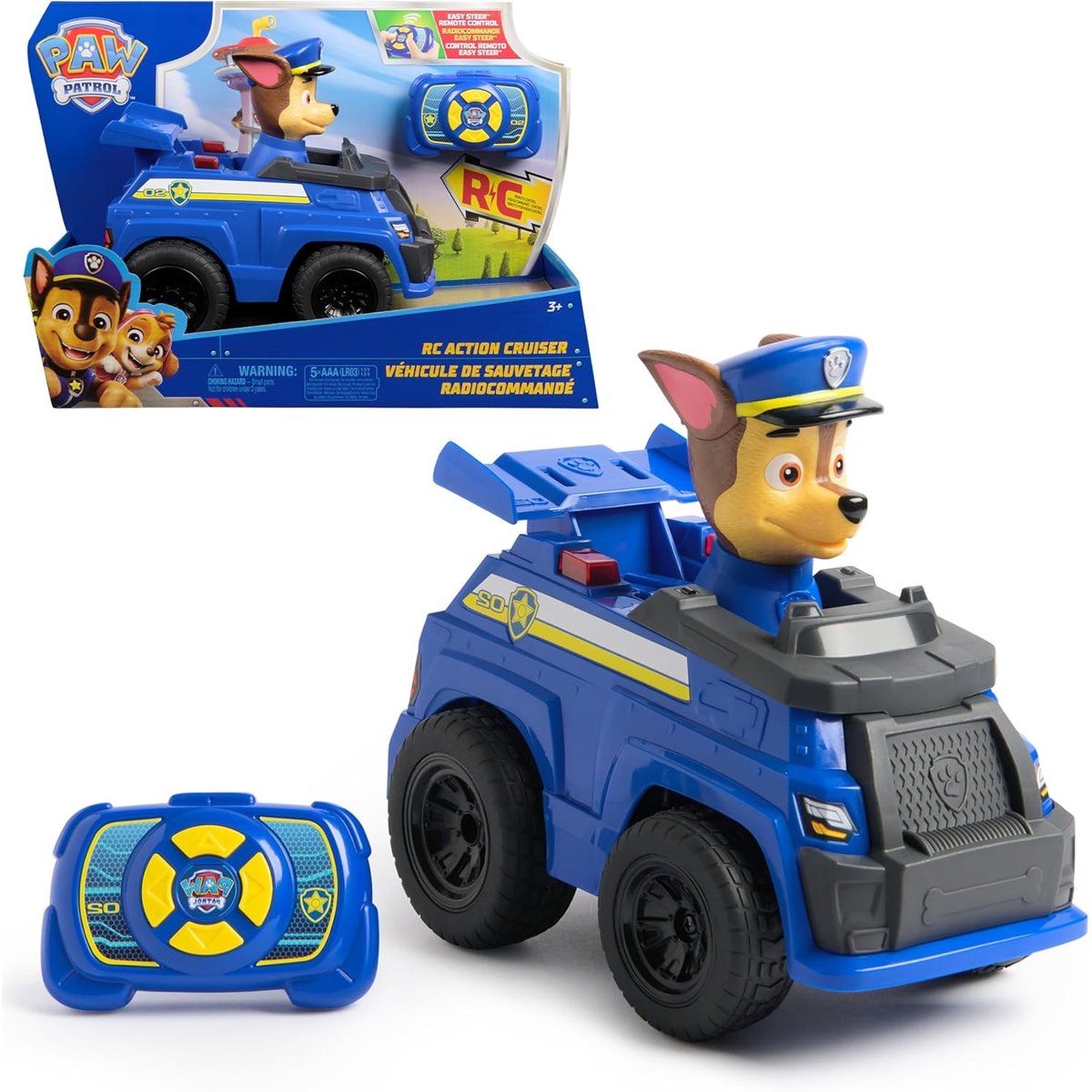 La Pat Patrouille RC Chase Police multicolore, SPIN MASTER