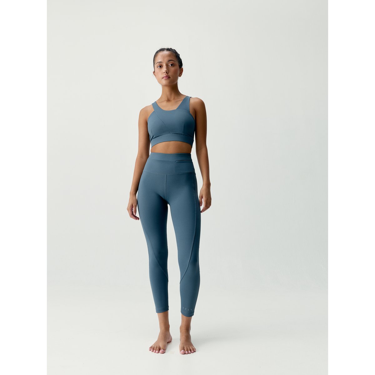 Legging de sport 7/8 Performance JIN bleu-gris, BORN