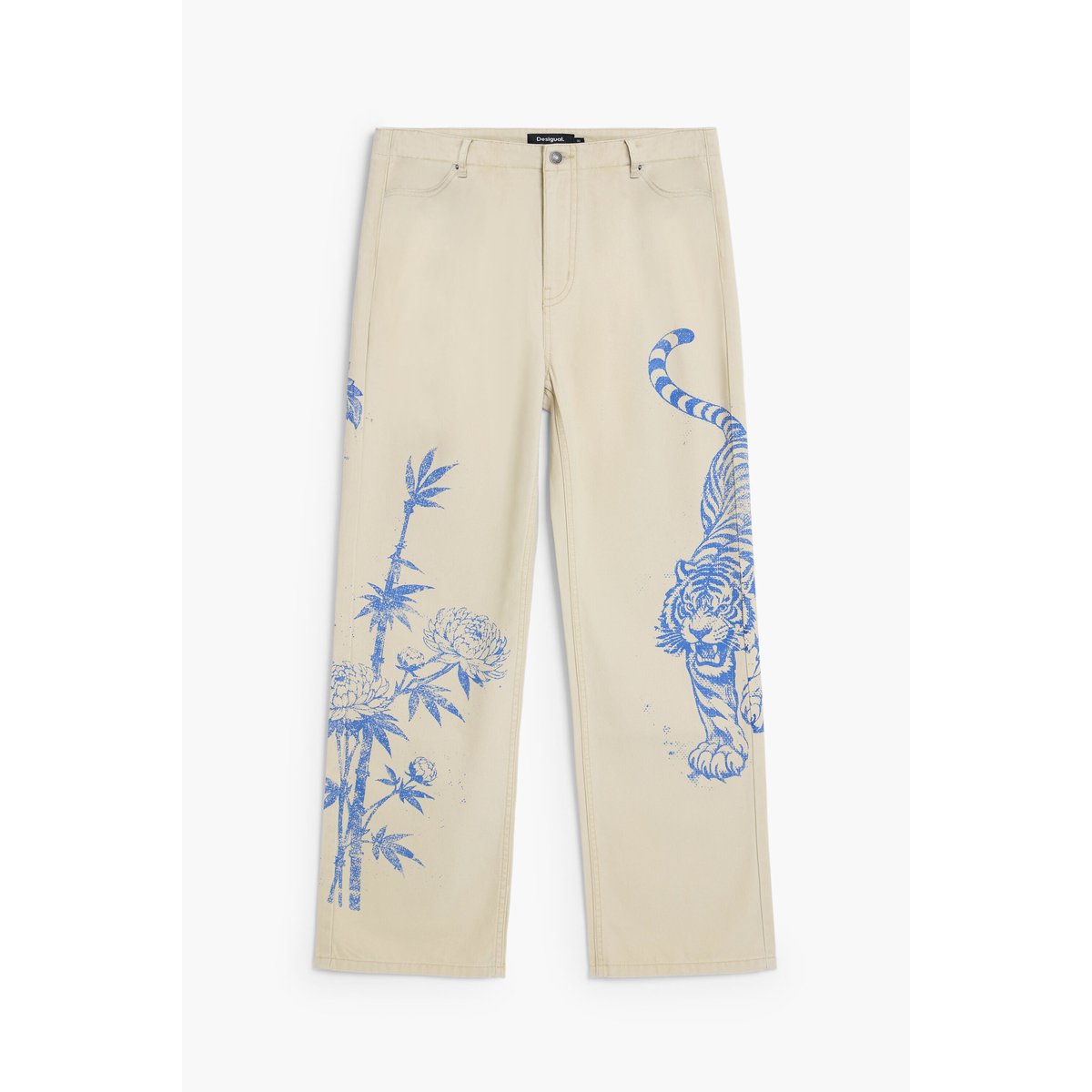 Pantalon imprimé multicolore, DESIGUAL