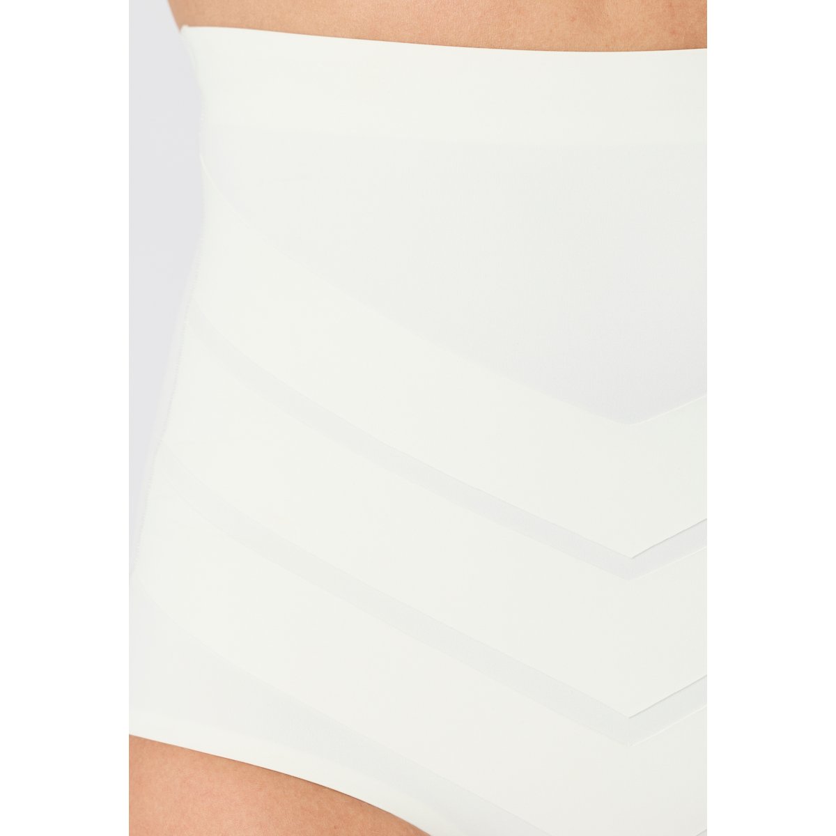 Gaine-culotte taille haute maintien ferme blanc cassé, DAMART
