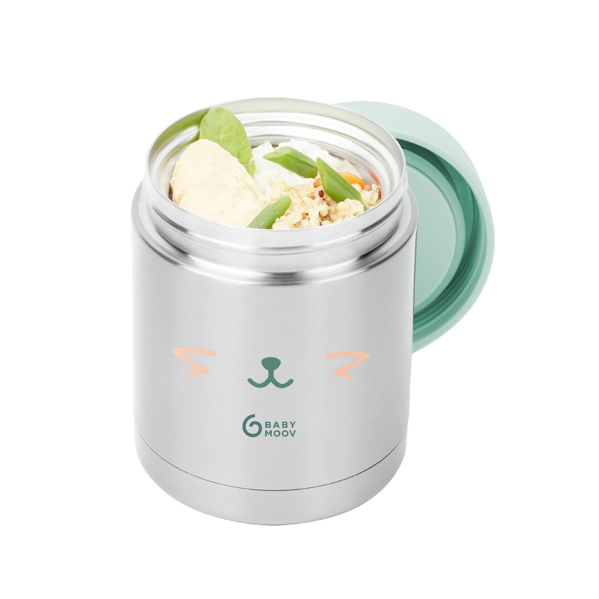 EAT'S ISY - Contenant Inox gris, BABYMOOV