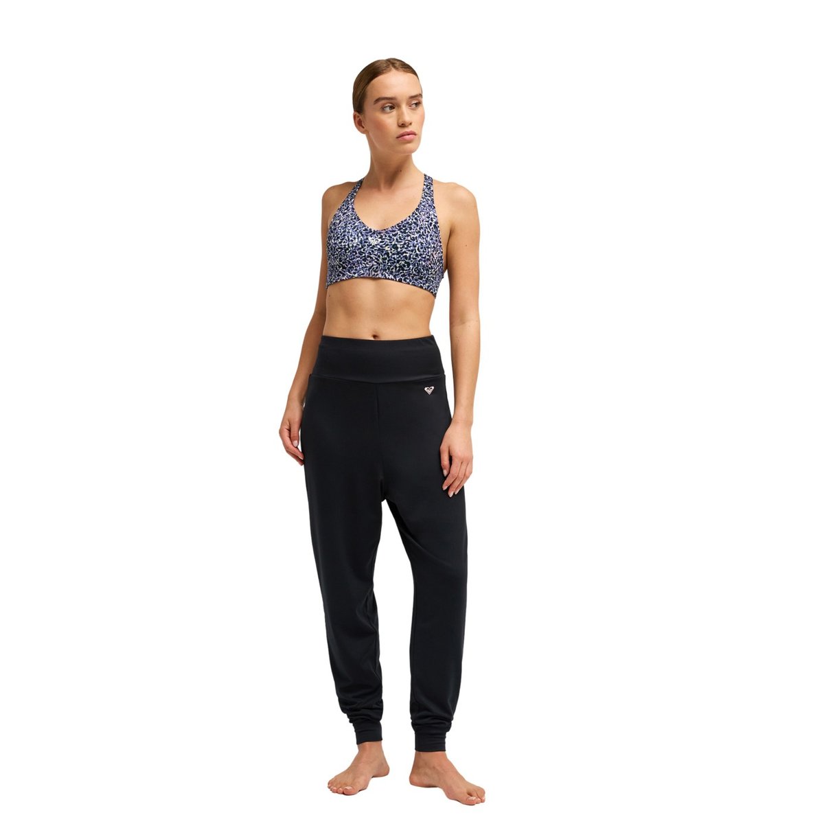 Pantalon de sport élastiqué EVERYDAY FLOW STUDIO. noir anthracite, ROXY