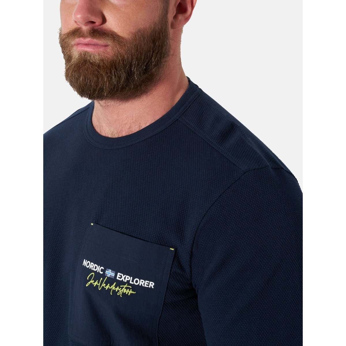 Lot de 2 sweatshirts TUDEMAL bleu foncé kaki, JAN VANDERSTORM
