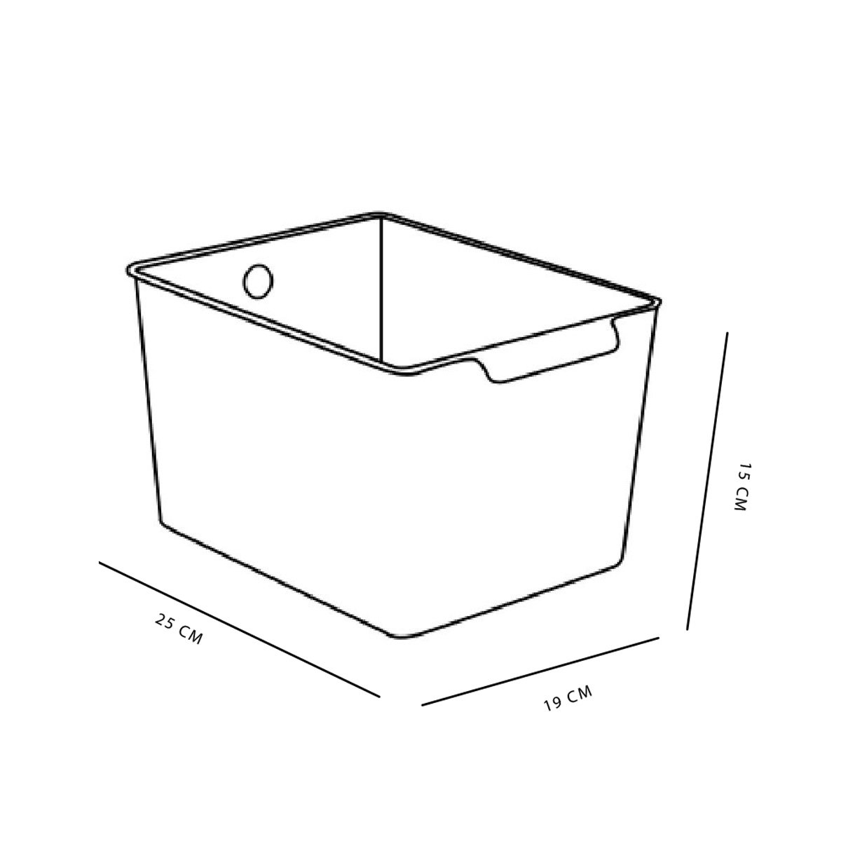 Panier de rangement plastique EQUIPMENT vert, UTILITY