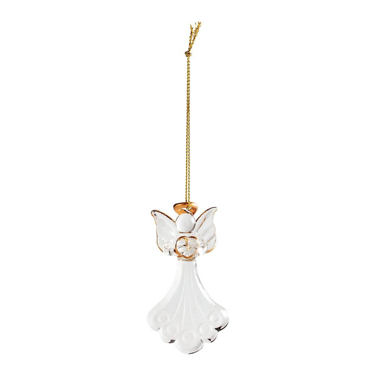 Coffret 3 pampilles Ange en verre transparent, MATHILDE M