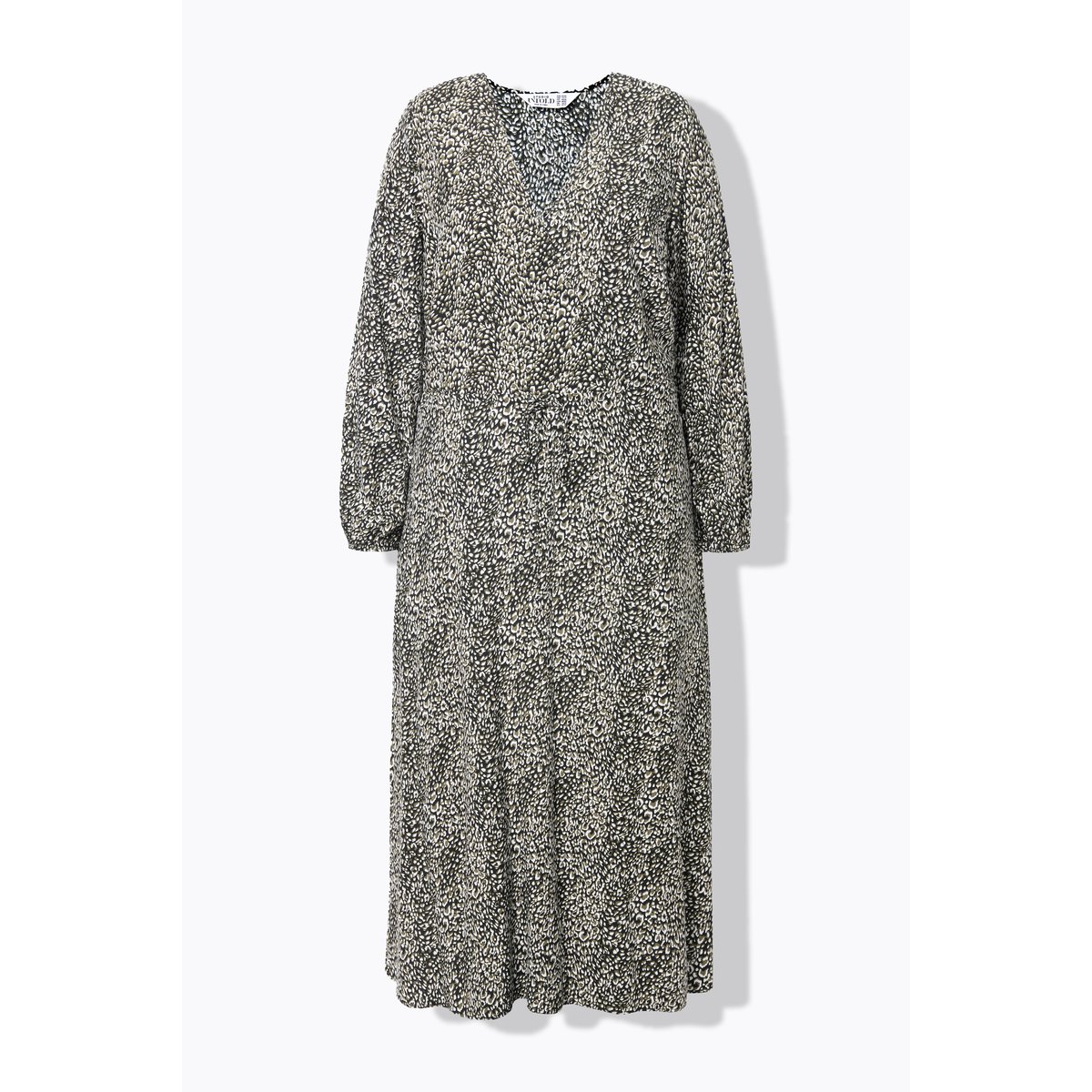 Robe maxi coupe trapèze olive foncé, STUDIO UNTOLD