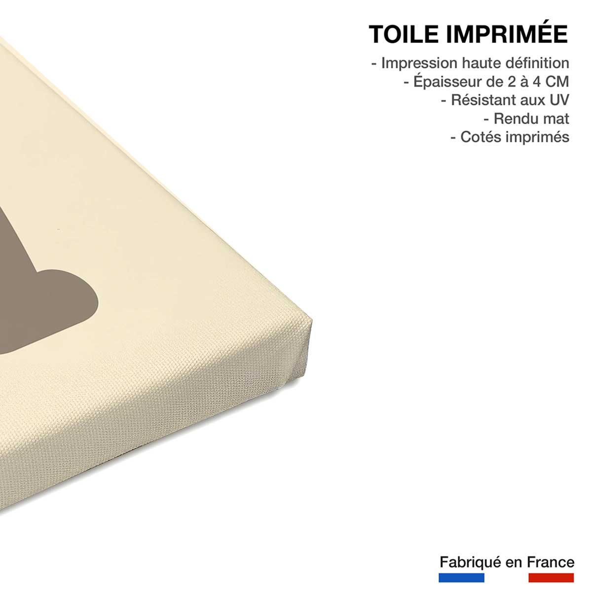 Tableau playing indians n°2 toile imprimée, HEXOA