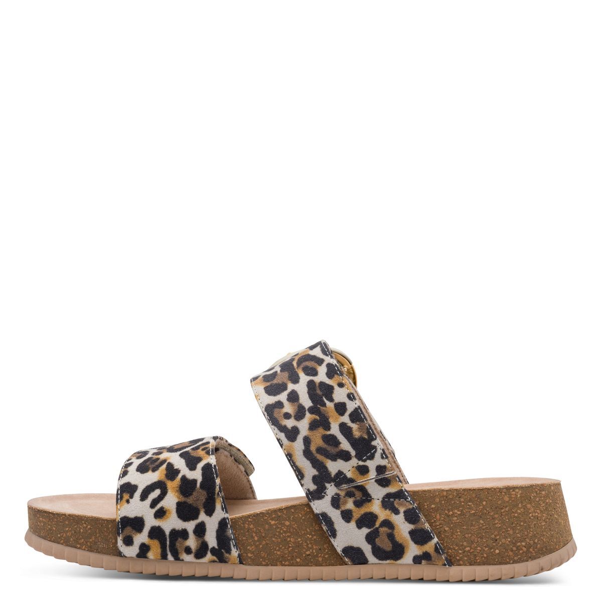 Mule en cuir beige, TAMARIS